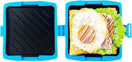 Magnetron Grill Toaster - Sandwich Maker - Snelle Snacks Bereiden - Compact en Lichtgewicht