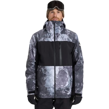 Quiksilver Sycamore Printed Jas Grijs L Man