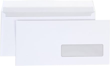 Envelop office 110x220-dl zk vr 100gr | 10 stuks