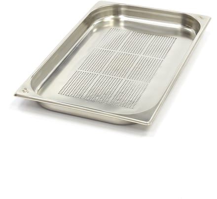 Gastronorm Bak - 1/1 GN - 4 cm Diep - RVS - Geperforeerd