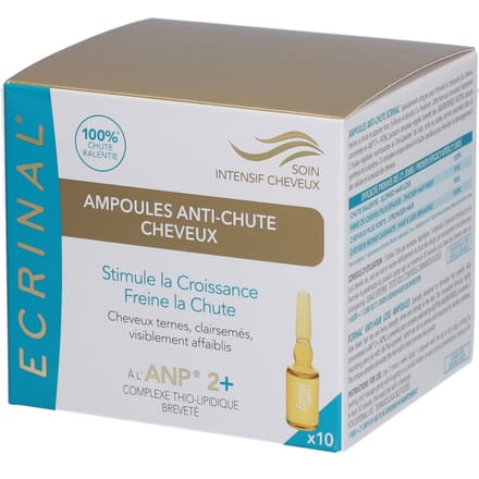 Ecrinal Intensieve Haarverzorging ANP 2+ Anti-haaruitval Ampullen 10 x 5 ml