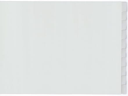 Kangaro tabbladen - A3 extra breed - 10-delig met venster - PP 120 micron - grijs - 4-gaats
