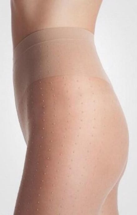 Oroblu polka dot panty Adelle 20 den maat XL nude