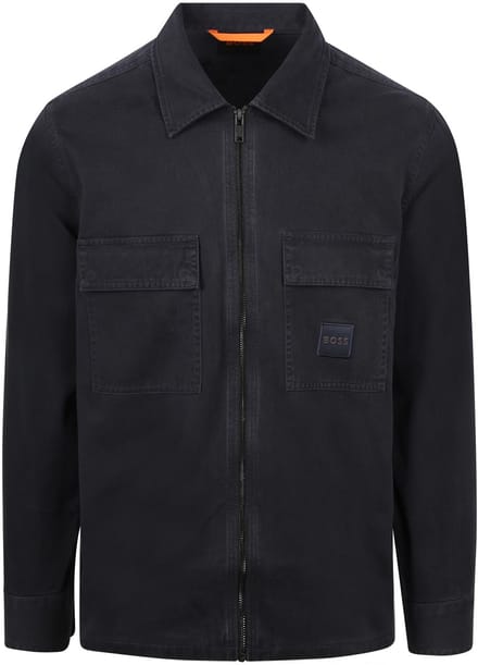 BOSS Overshirt Lovel Donkerblauw (navy) - Maat M - Heren