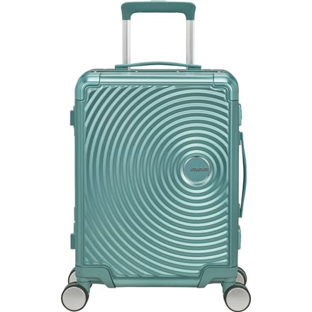 American Tourister Soundbox Alu Spinner 55 / 20 TSA Trolley Dusty Turquoise