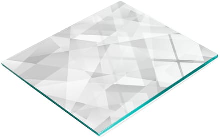 Multifunctionele decoratieve glazen snijplank voor de keuken, abstract ontwerp, 60x52 cm