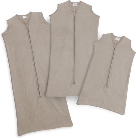 Mingle Moose-badstof-slaapzak- 70 cm- taupe