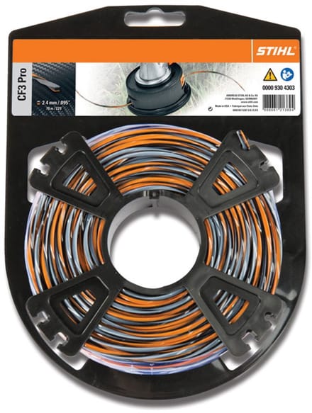 STIHL - CF3 Pro - 9304303 - maaidraad carbon 2,4 mm x 70 meter, kruisvormig