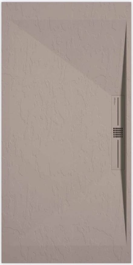Sanifun douchebak Stone Side Sand Slate 900 x 800 P