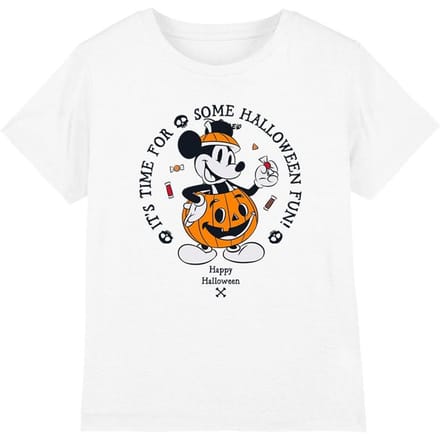Disney Kinderen/Kinderen Pompoenkostuum Mickey Mouse T-Shirt (Wit)
