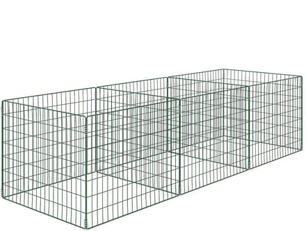 Outsunny tuincomposteerder - compost - 270L x 90B x 70H cm - staal