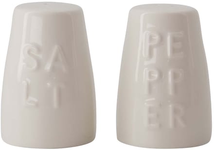 Zusss Peper & Zout Stel Pepper Salt Keramiek White / Sand