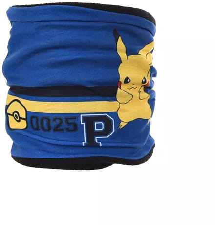 Pokémon Colsjaal – Blauw/Zwart – Pikachu – Met Fleecevoering – One Size