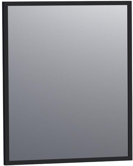 Brauer Onyx Spiegel - 60 cm - Rechthoekig - Zwart Geborsteld Frame