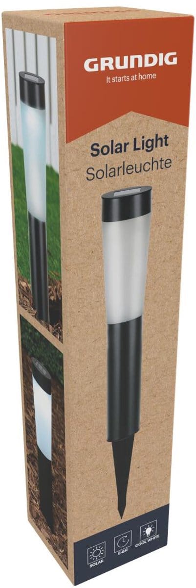 Solar light big D7,5x56cm blac