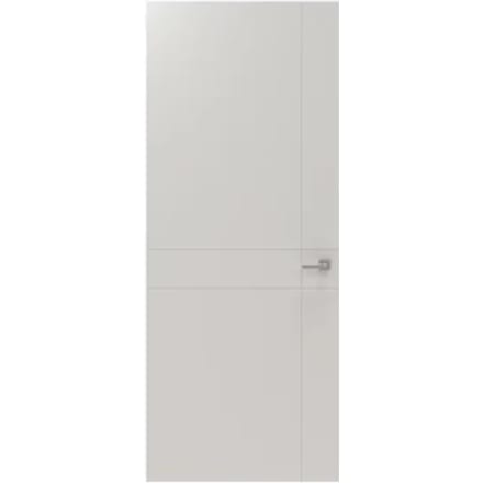 Cando Binnendeur Board Line Ga02 - Signaalwit - Gelakt - Stomp - Rechts - 73x201,5cm