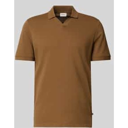 regular fit poloshirt van katoenmix