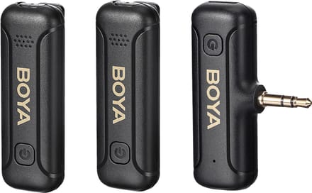 BOYA Wireless Microphone x2 BY-WM3T2-M2 - 3.5mm Mini-Jack