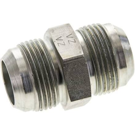JIC  Dubbele Nippel UN 1-5/16''-12 Staal 170bar