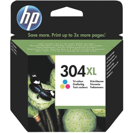 HP N9K07AE nr. 304XL inktcartridge kleur hoge capaciteit (origineel)