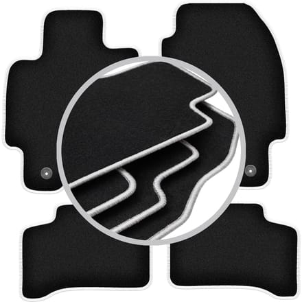 CARLUX-SILVER automatten voor: Jaguar X-Type stationwagen, sedan (2001-2009)