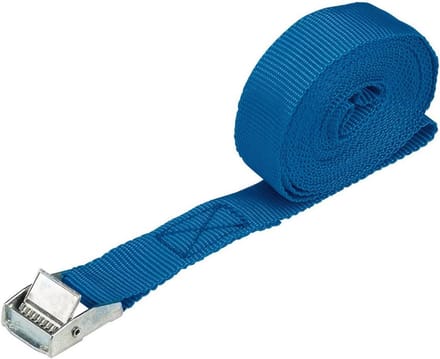 Spanband met gesp 4 meter lengte en 60 kg werklast polyester