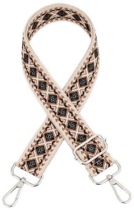 Verstelbare Boho Bag Strap 3.8 cm Breed - Khaki Coffee - 75-130 cm