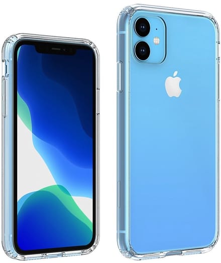 Ntech hoesje Geschikt voor iPhone 11 Back Cover Hoesje - Transparant