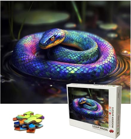 Houten Puzzel - Volwassen Puzzel - Ontspanning Activiteit - 1500 Stukjes - 87 x 57 cm - Multicolor