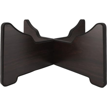 Tong Drum Beugel Palissander en Spons Afneembaar Draagbaar Handpan Drum Display Houder black