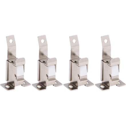 4 jeux de pinces pour rack FE Acier 304 Pinces pour châssis en acier Accessoires pour moules Conception de serrage automatique white
