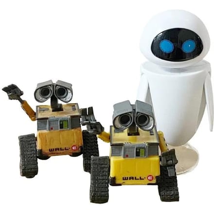 Wall-E Robot Wall E & EVE PVC Actiefiguur Collectie Model Speelgoed Poppen 6cm10cm Voor Kinderen Kerstcadeau