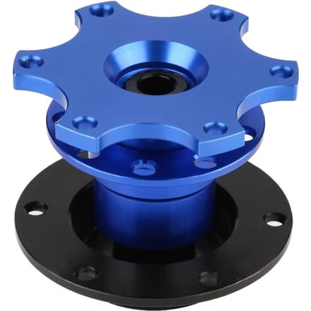Auto Stuurwiel Naaf Snelspanner Adapter Snap Off Kit met Schroeven(Rood) Blue