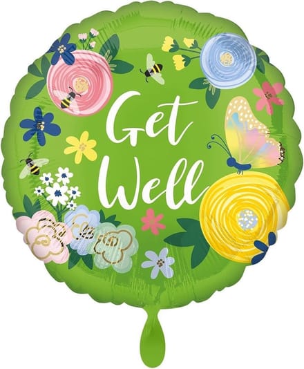 Amscan Ballon Get Well Floral Garden 43 Cm Folie