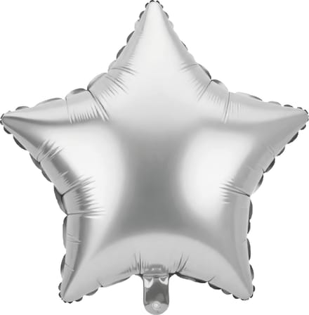 Foil balloon - Star silver