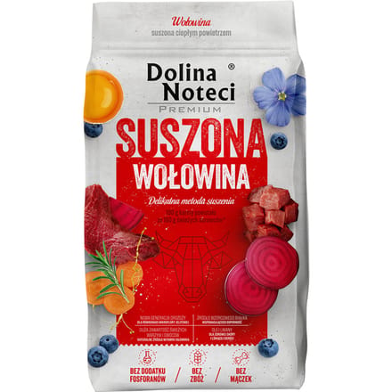 Dubbelpak: 2x9kg Dolina Noteci Premium droog hondenvoer rund