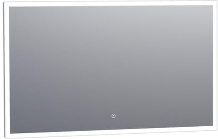 Brauer Jade Spiegel - Rechthoekig - 120 cm - met Directe LED-Verlichting - Dimbaar - met Touchbediening