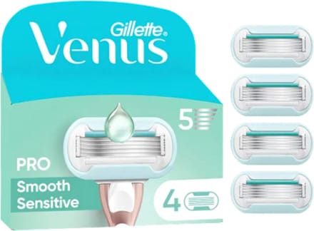 Gillette Venus Deluxe Pro Smooth Sensitive - 4 Navulscheermesjes