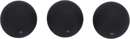 Squashballen Set - Oefenballen Elastisch - Training Competitie - Verlengde Reactietijd - 4 cm Diameter - Zwart