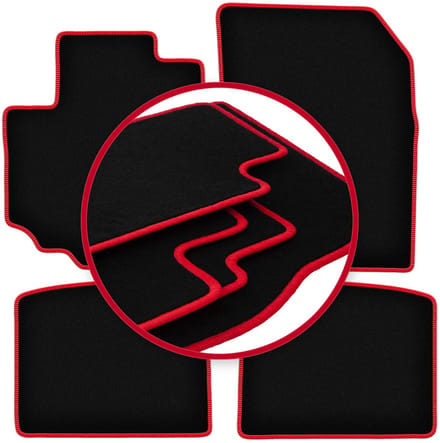 CARLUX-RED automatten voor: Suzuki SX-4 S-Cross crossover (2013-)