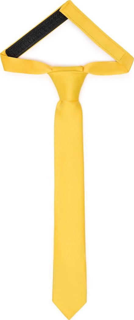 Ladeheid Smal Stropdas - Stropdassen voor kinderen - Lengte: 31 cm, Breedte: 4 cm - Honing - LA-EA-TKM