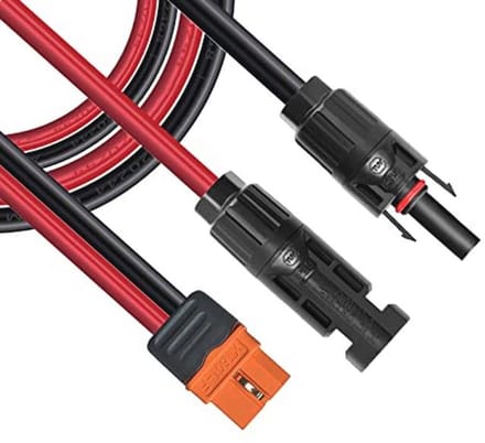 Zonne-gevoede oplaadkabel XT60i adapter 12AWG - 3m