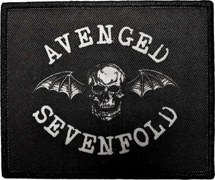 Avenged Sevenfold - Deathbat Crest Patch - Zwart