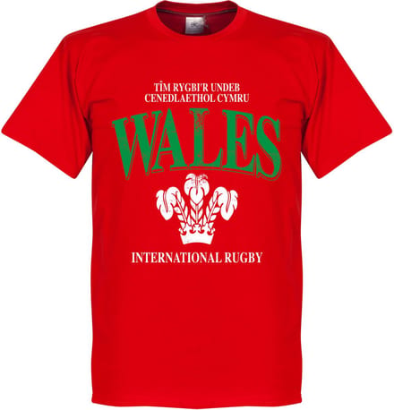 Wales Rugby T-Shirt - Rood - XS