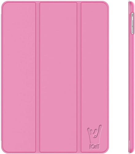 Hoes geschikt voor iPad 2017 / 2018 9.7 inch Trifold Roze