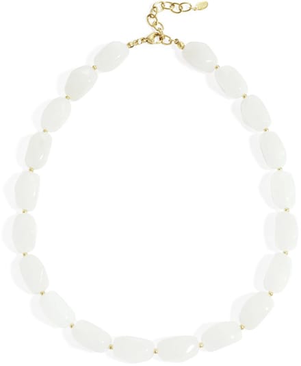 Ketting met organische kralen