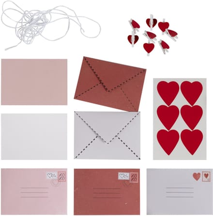 Ginger Ray - Liefdespost slinger - 1,5 m - Valentijnsdag versiering - Valentijnsdag cadeau - valentijnsdag