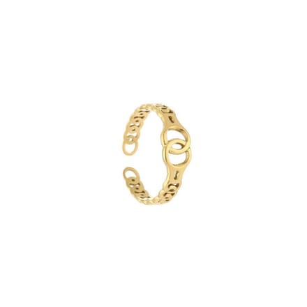 Bijoutheek Ring Infinity Ketting Goud JE12861 (One Size)