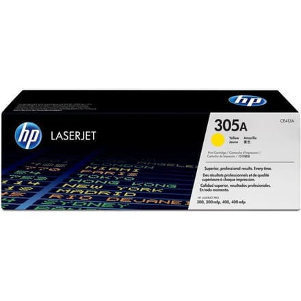 Tonercartridge hp ce412a 305a geel