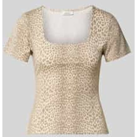 Slim Fit t-shirt in all-over look model 'Kalina'